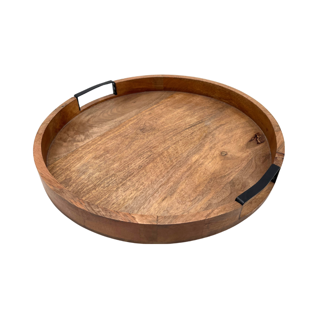18" Lazy Susan in Mango Wood