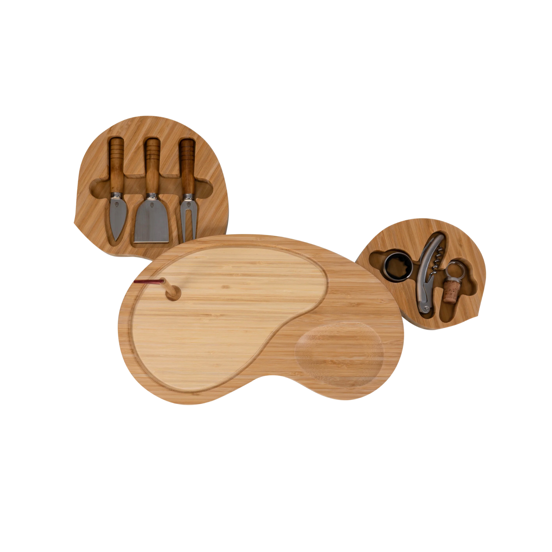 Sand Trap Golf Cheese Cutting Board w/6 Tools