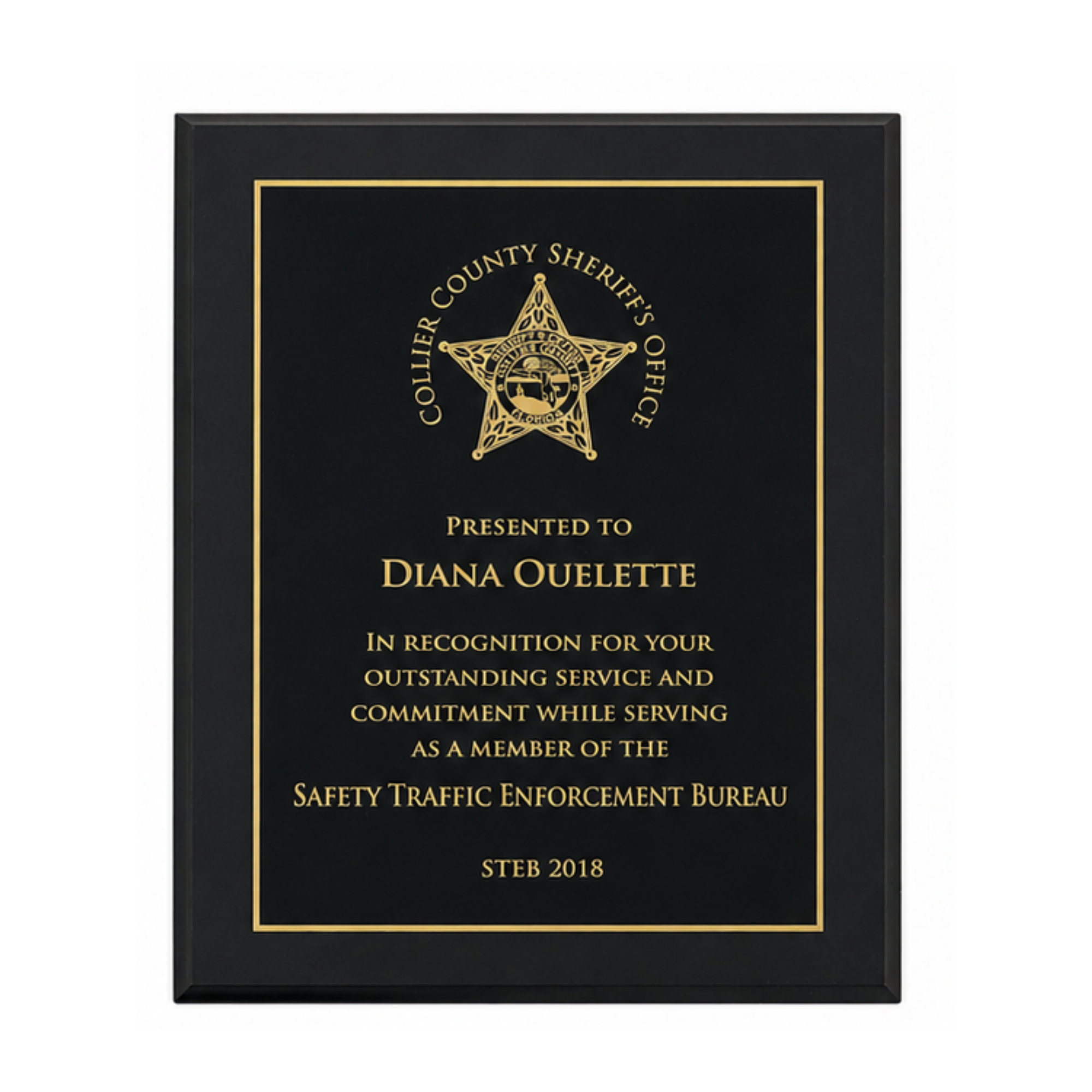 Custom Engraved Plaque