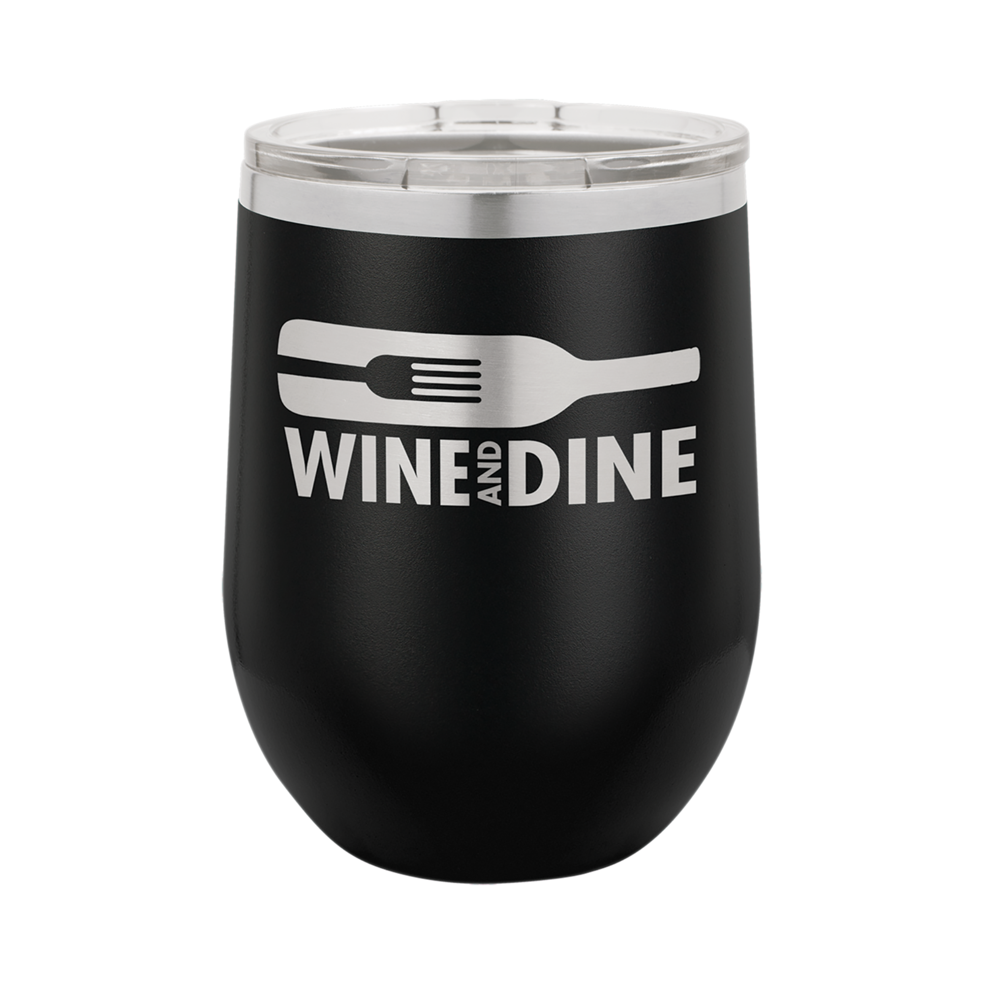 12 oz. Insulated Stainless Steel Stemless Wine Glass