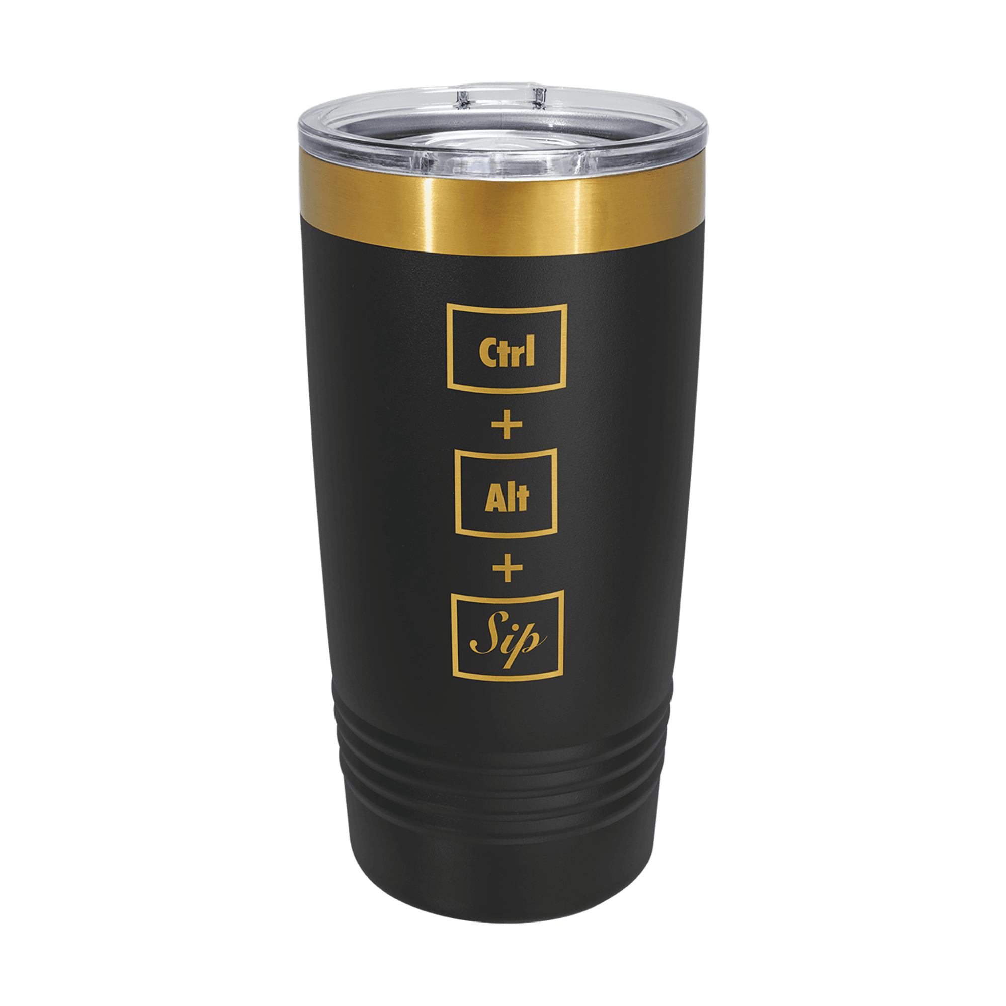 Polar Camel 20 oz. Ringneck Tumbler with Clear Lid - Special Colors