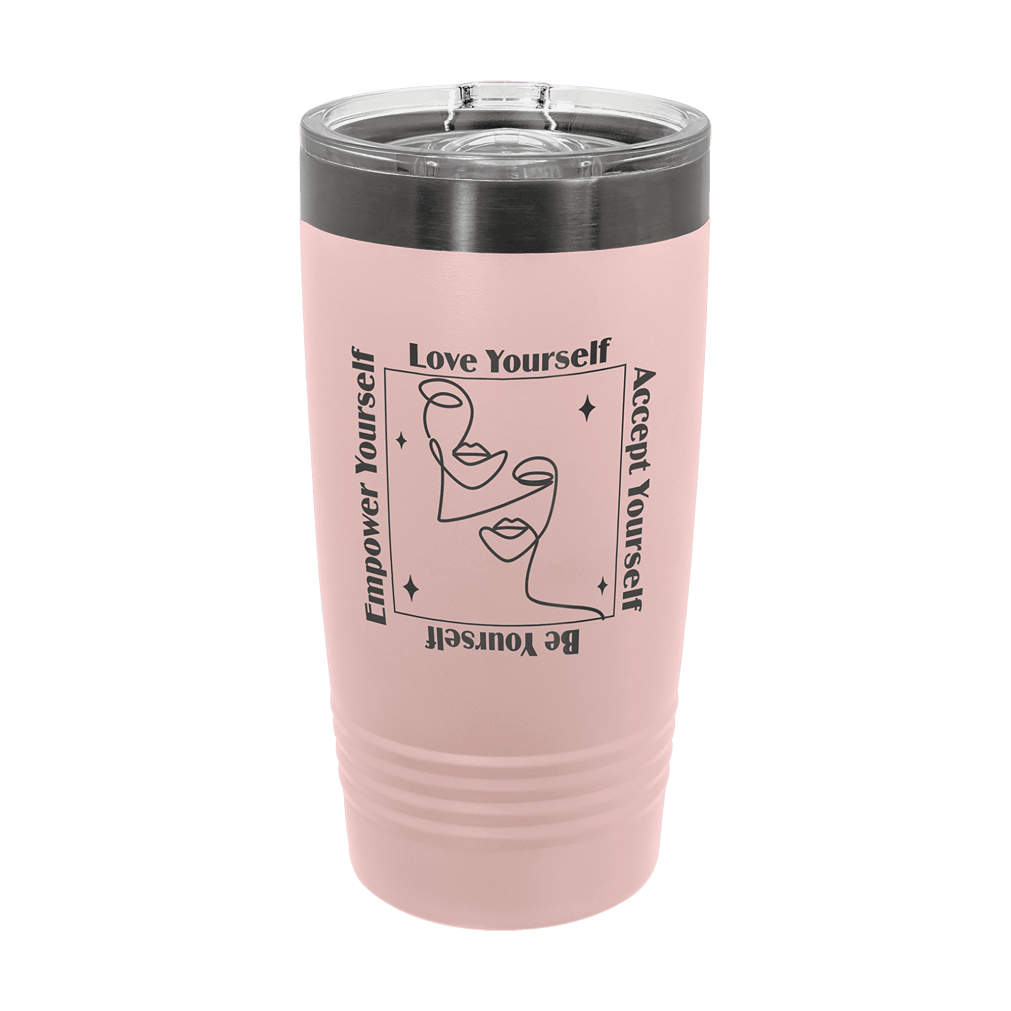 Polar Camel 20 oz. Ringneck Tumbler with Clear Lid - Special Colors