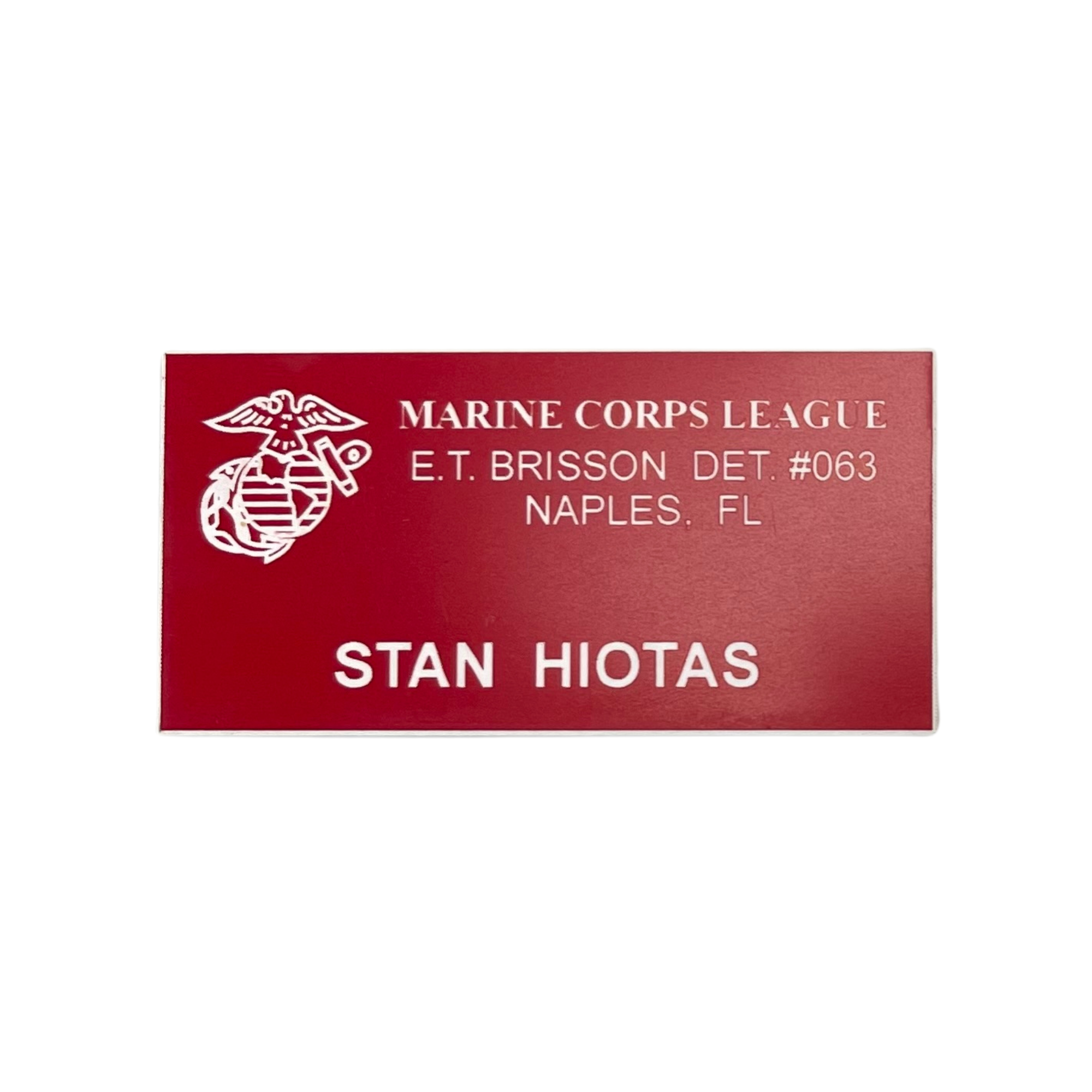 Engraved Plastic Name Badges/Tags