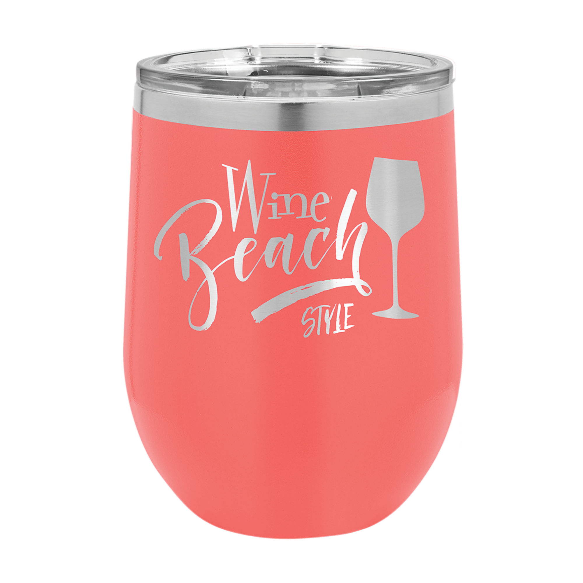 12 oz. Insulated Stainless Steel Stemless Wine Glass