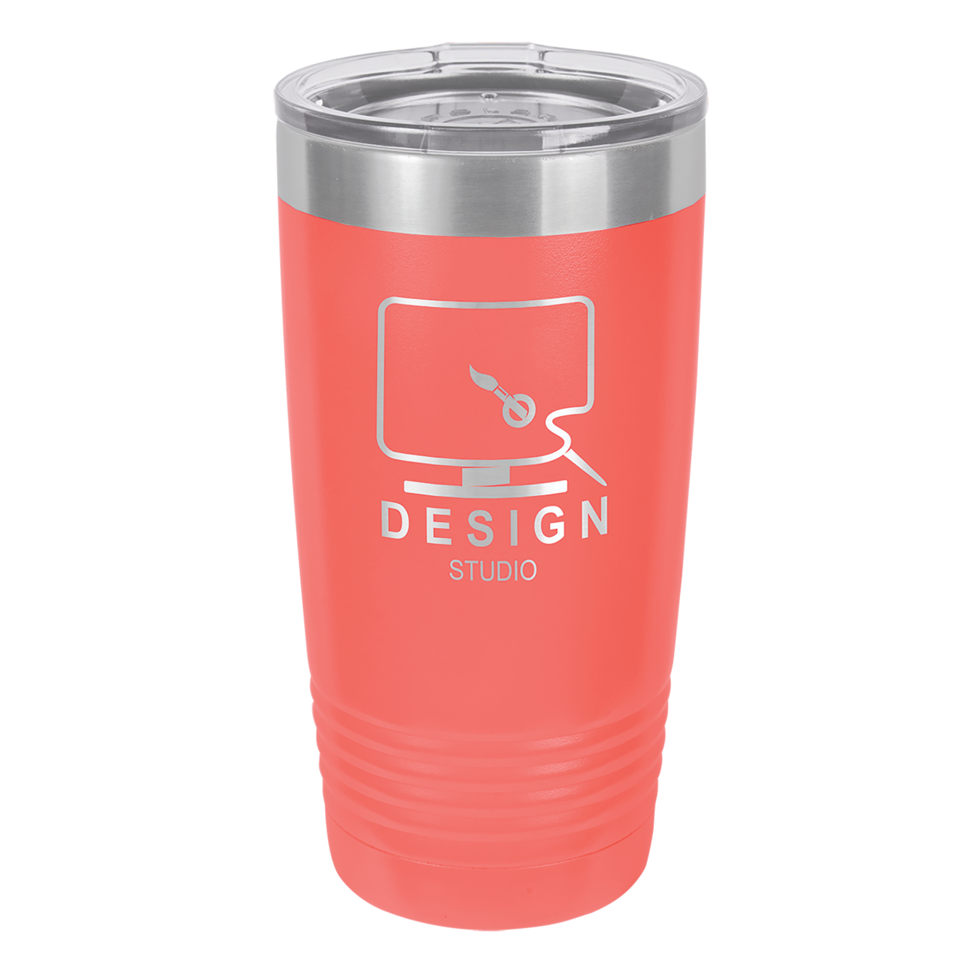 Polar Camel 20 oz. Ringneck Tumbler with Clear Lid