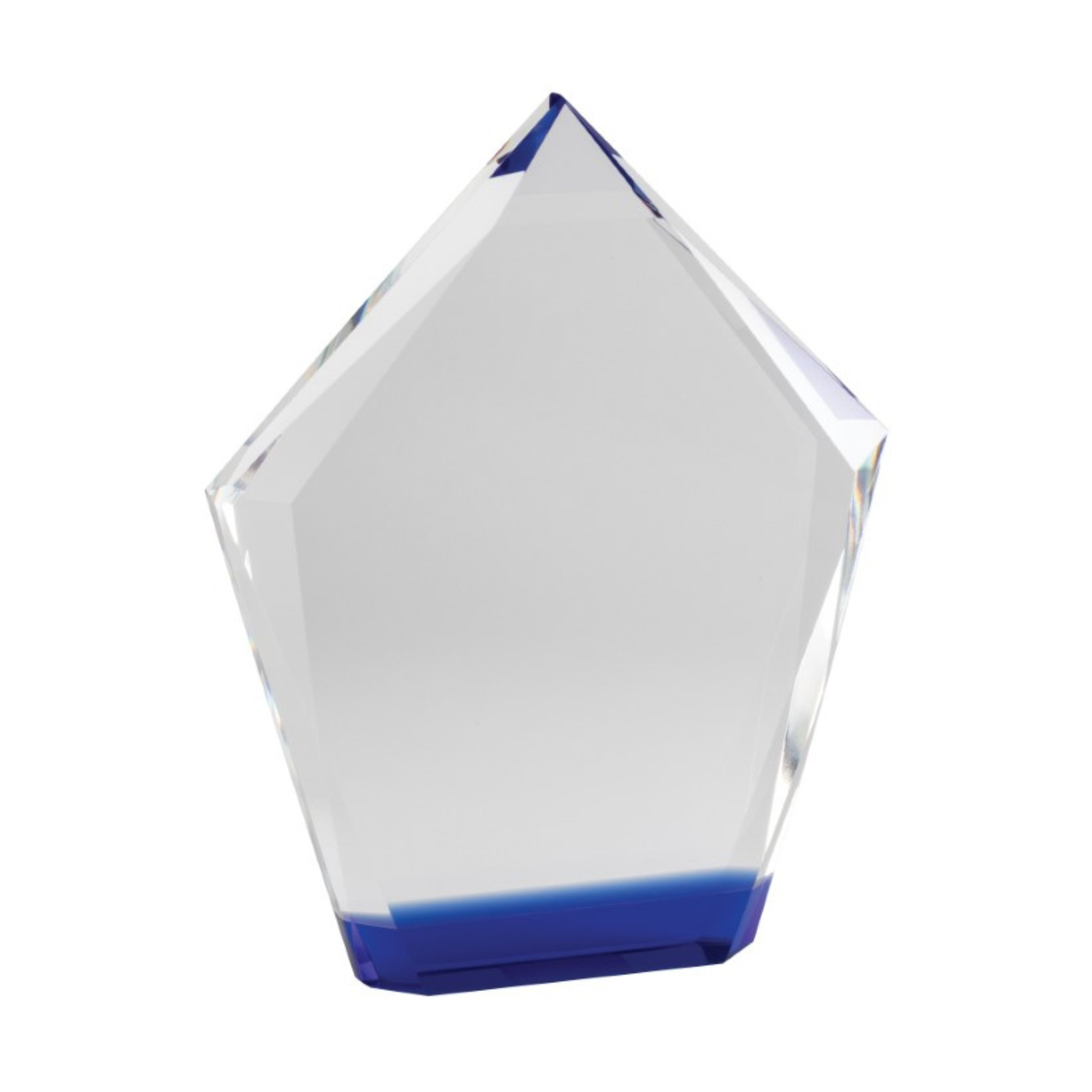 Crystal Arrow Award with Blue Base