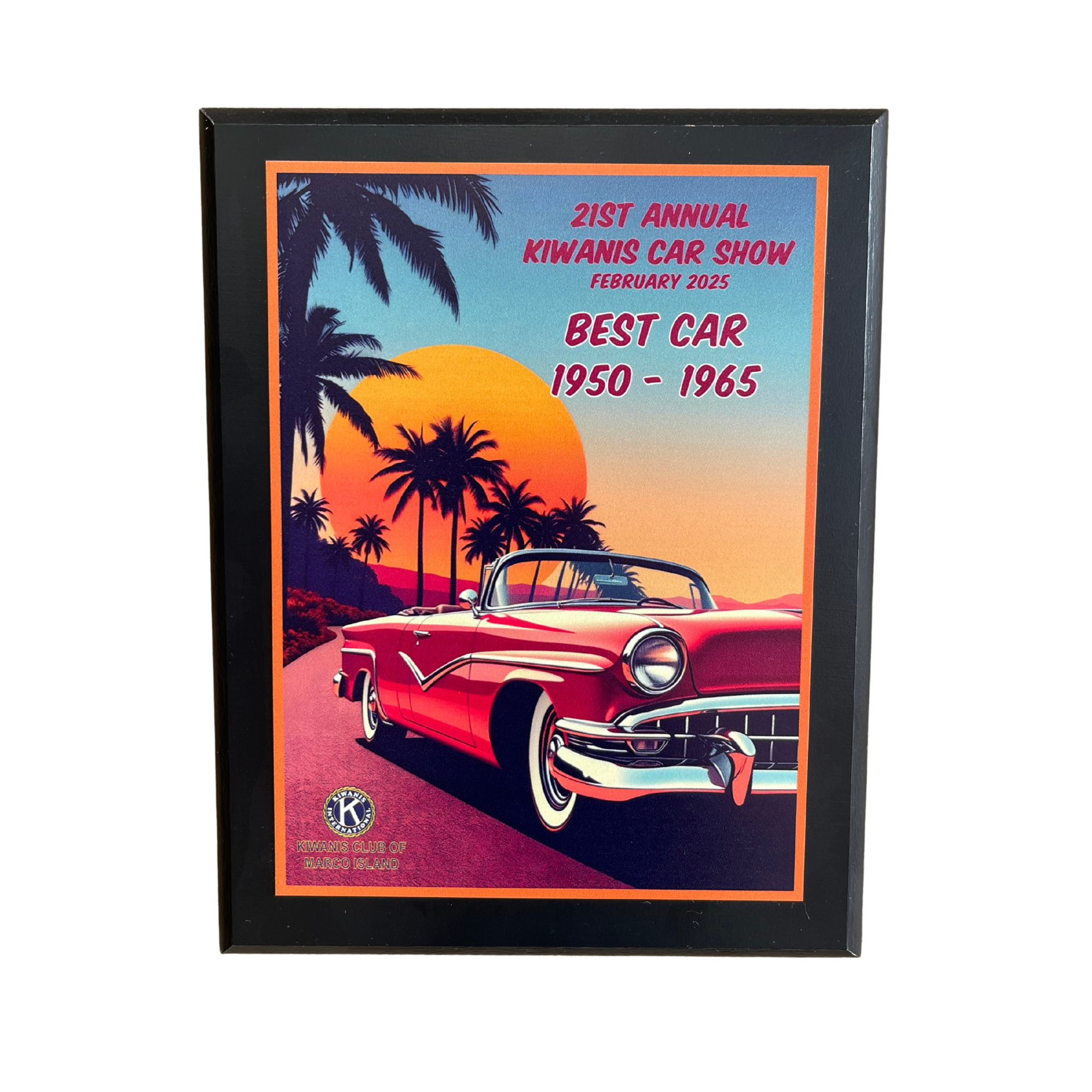 Custom UV-Printed Plaque