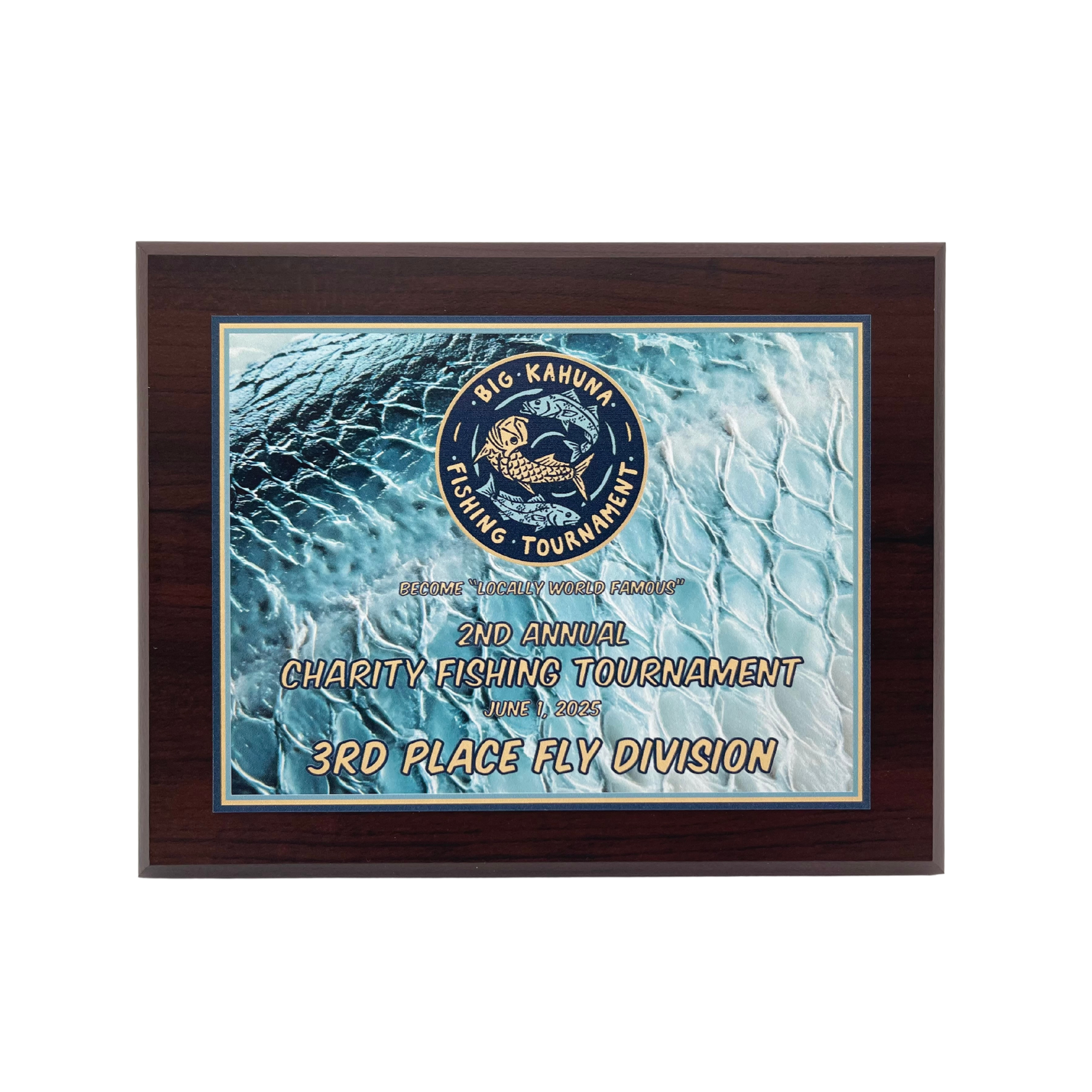 Custom UV-Printed Plaque