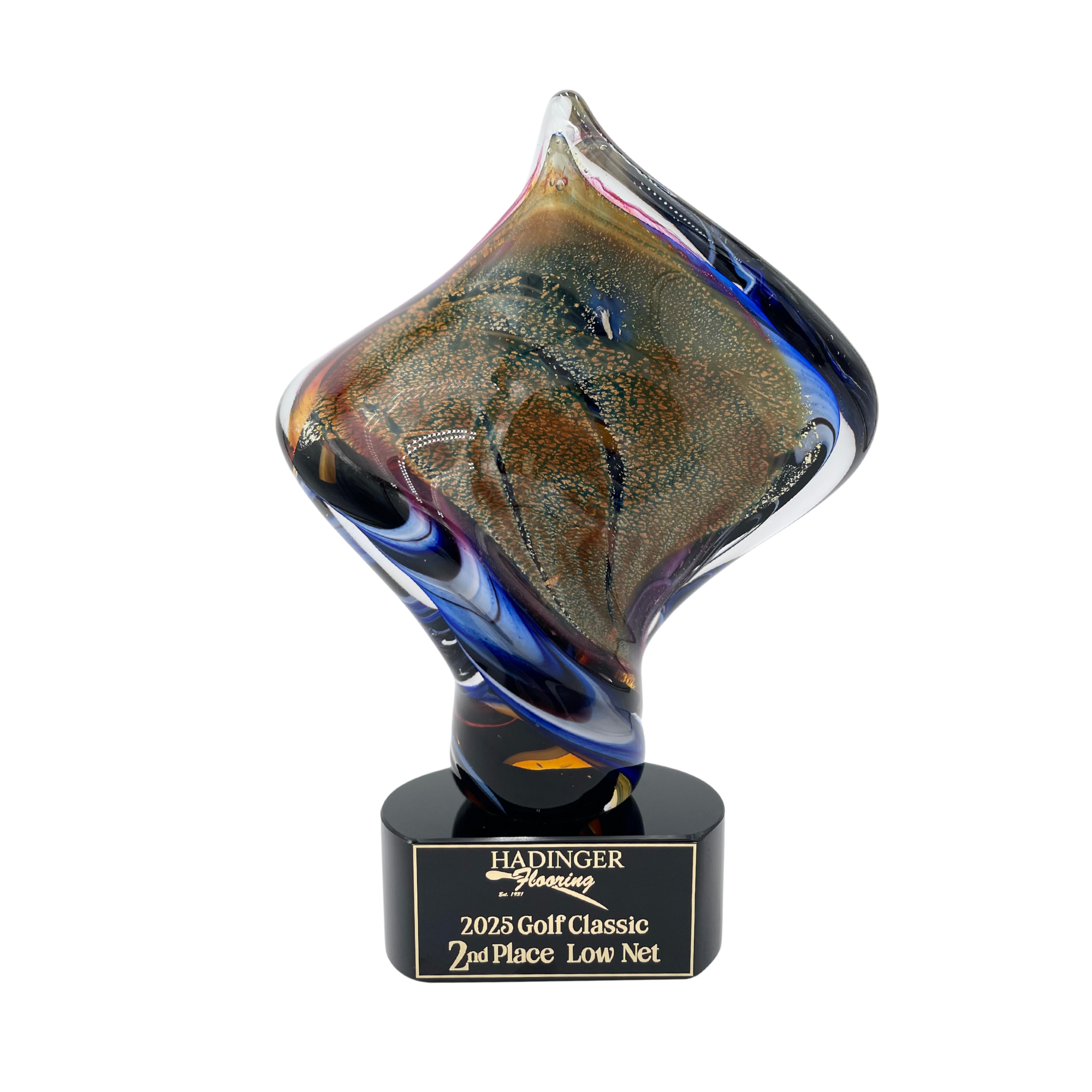 Diamond Twist Art Glass