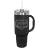 40 oz. Insulated Stainless Steel Travel Mug with Handle