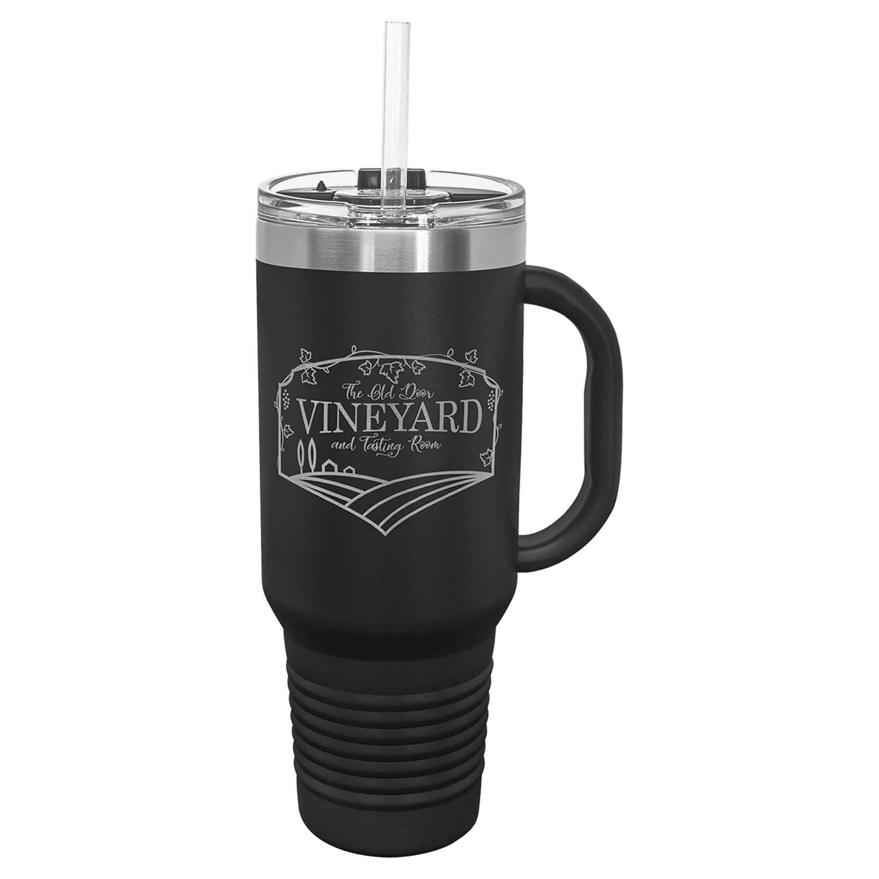 40 oz. Insulated Stainless Steel Travel Mug with Handle