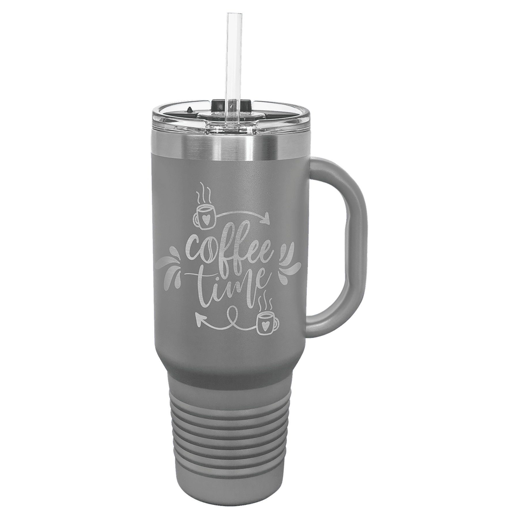 40 oz. Insulated Stainless Steel Travel Mug with Handle