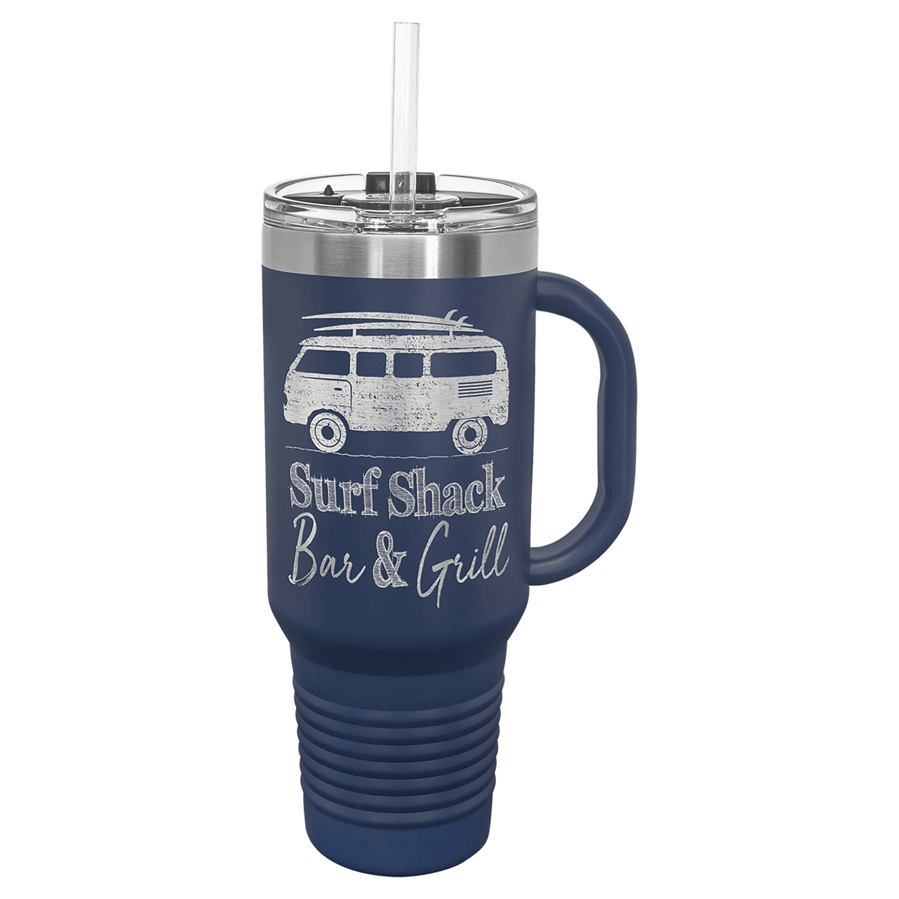 40 oz. Insulated Stainless Steel Travel Mug with Handle