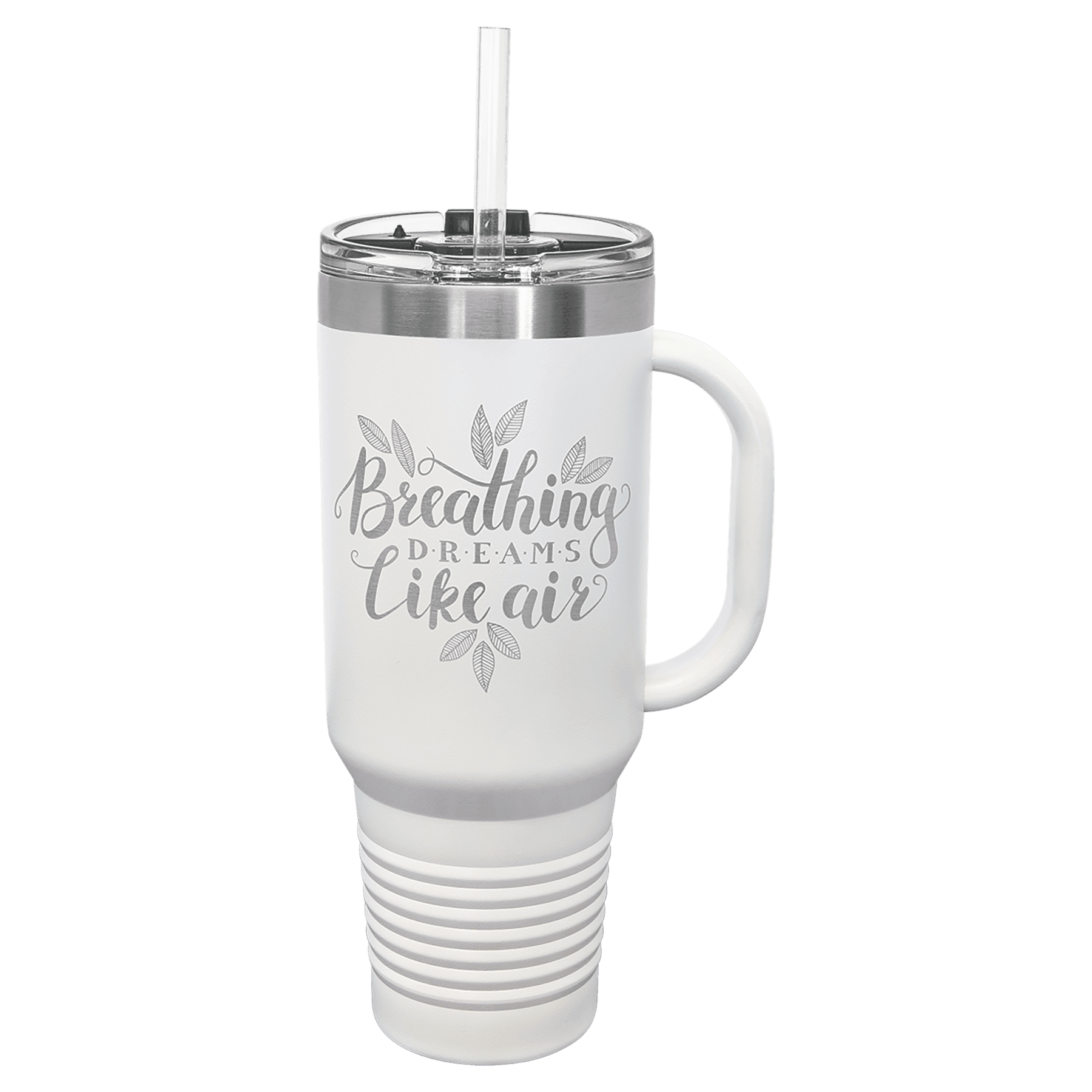 40 oz. Insulated Stainless Steel Travel Mug with Handle