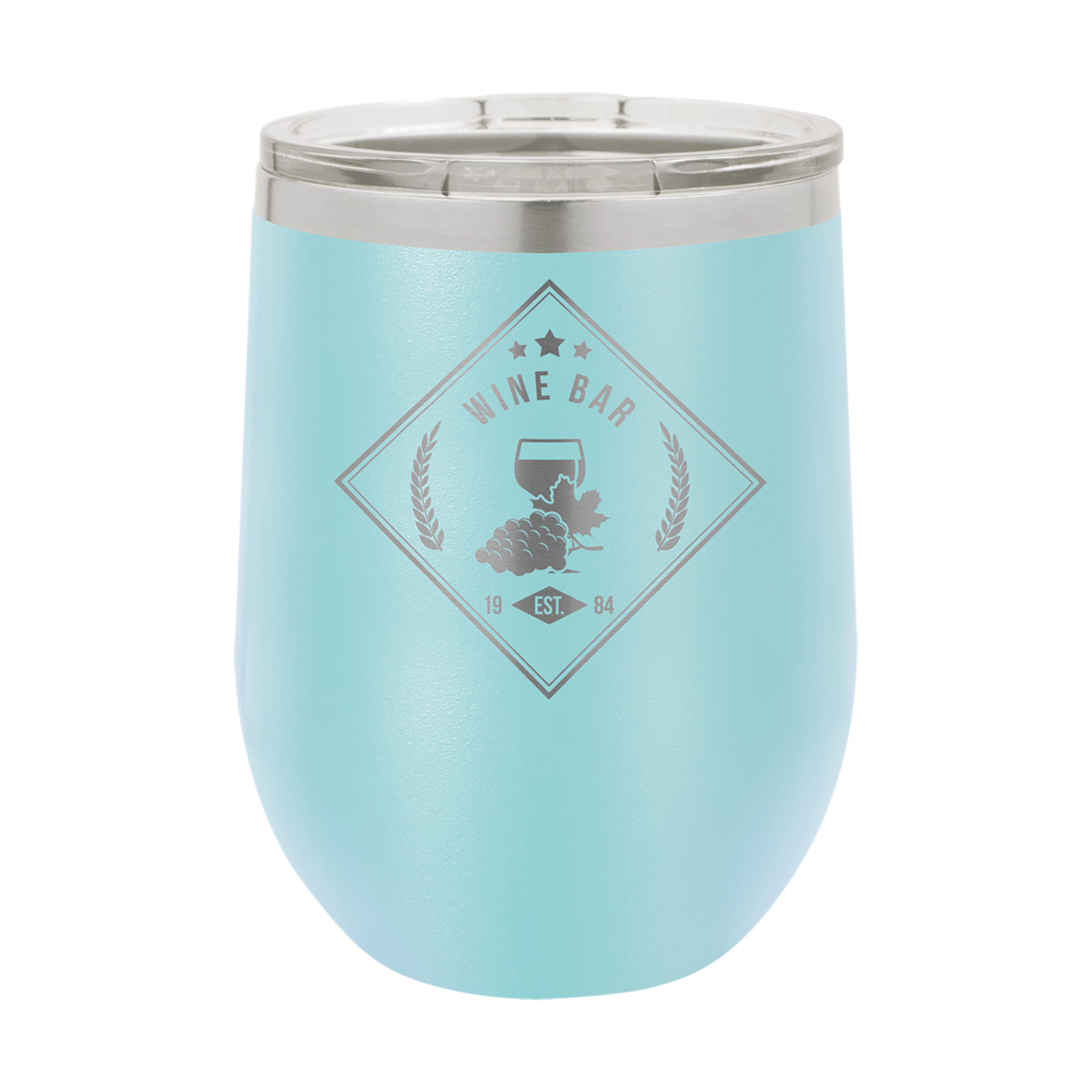 12 oz. Insulated Stainless Steel Stemless Wine Glass
