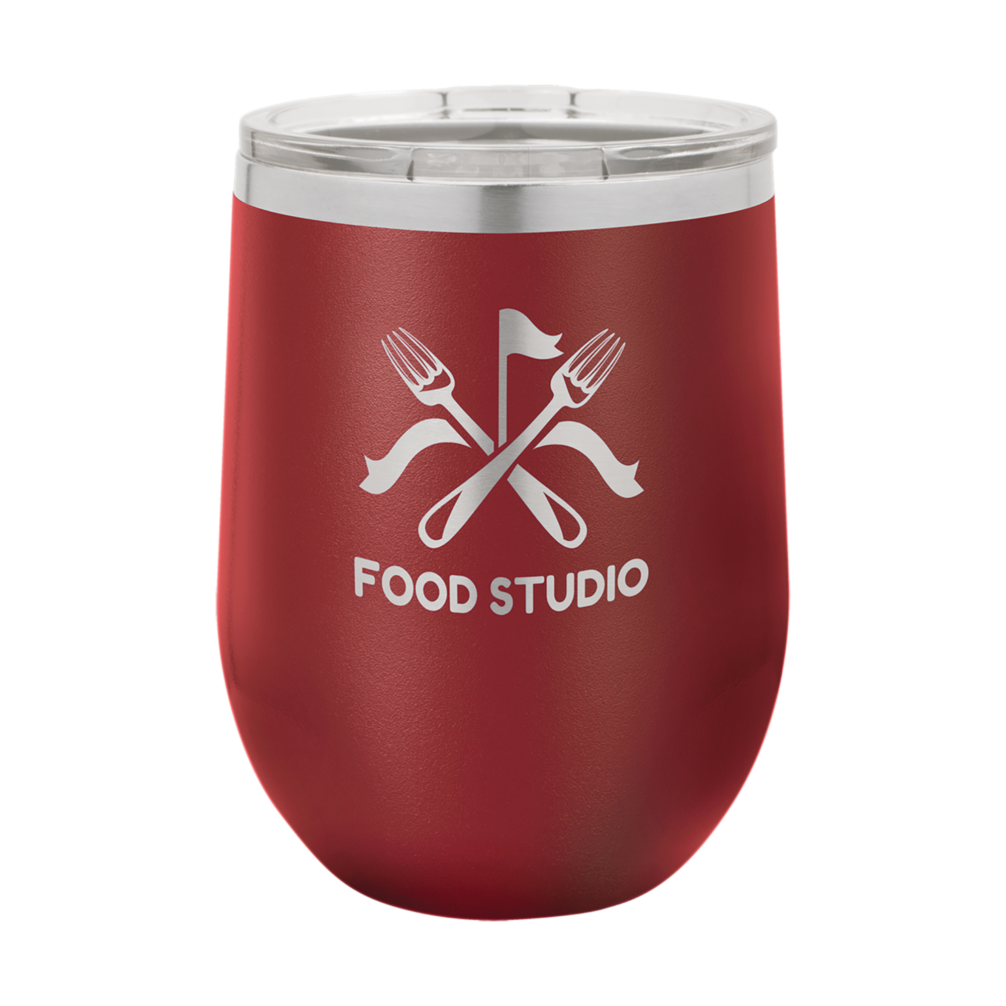 12 oz. Insulated Stainless Steel Stemless Wine Glass
