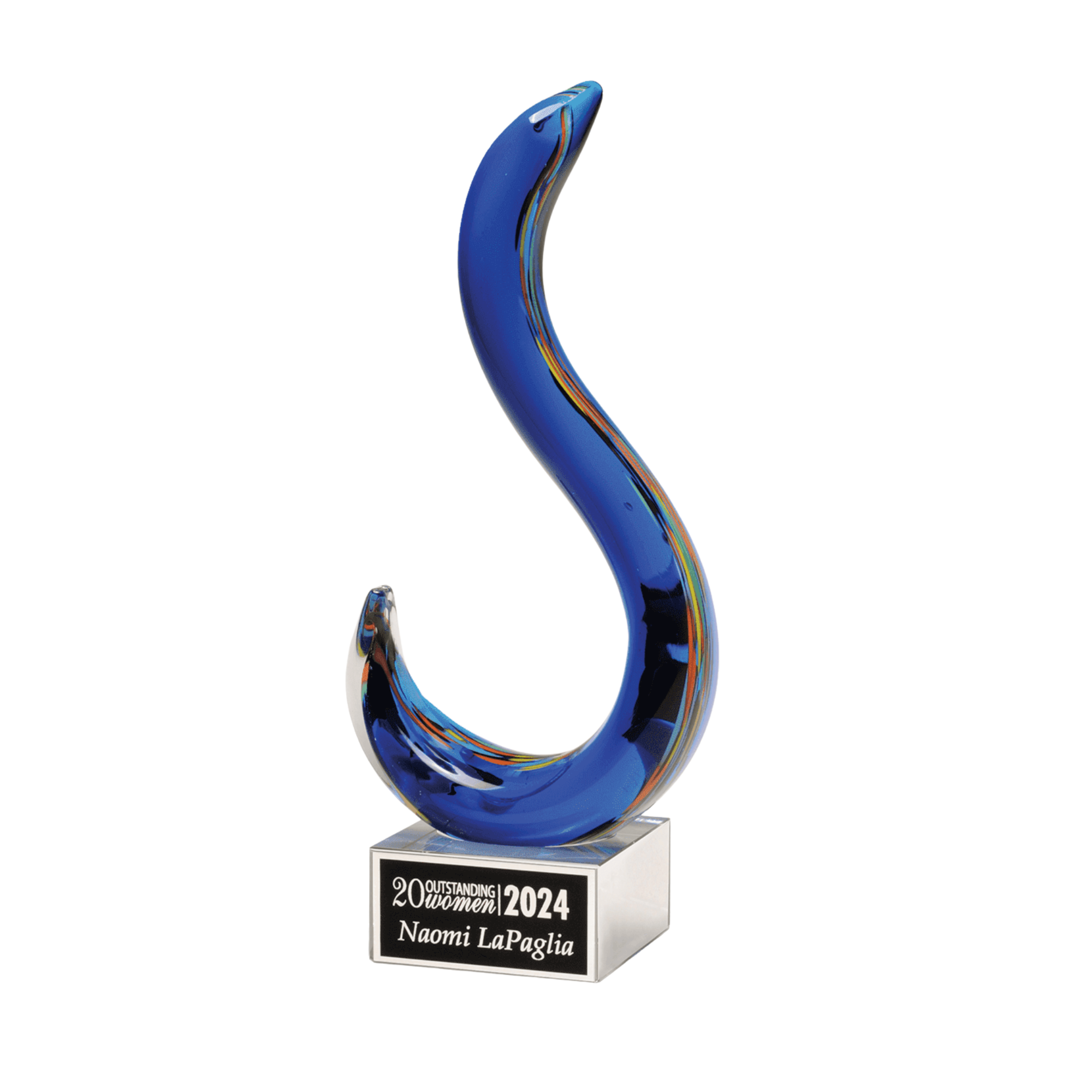 Modern Swan Art Glass