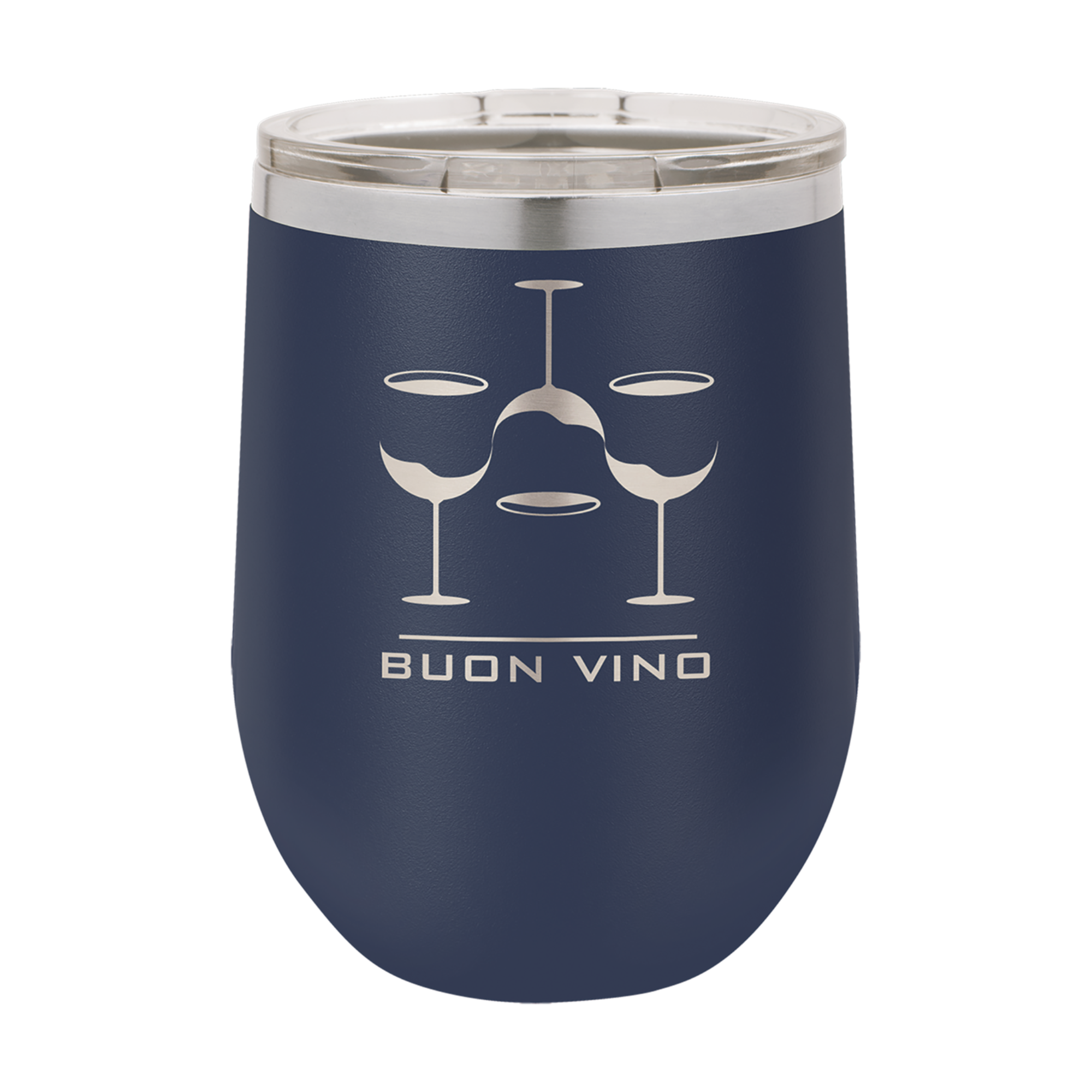12 oz. Insulated Stainless Steel Stemless Wine Glass