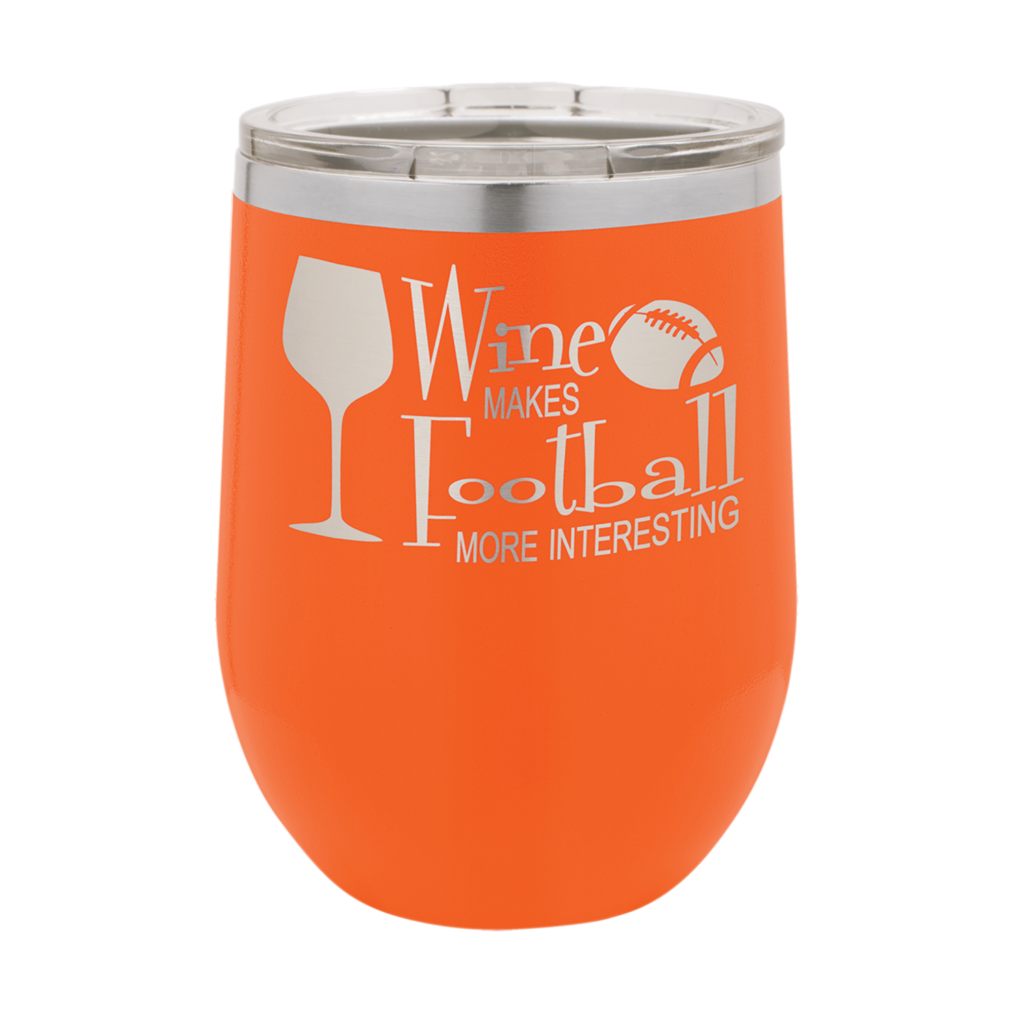 12 oz. Insulated Stainless Steel Stemless Wine Glass