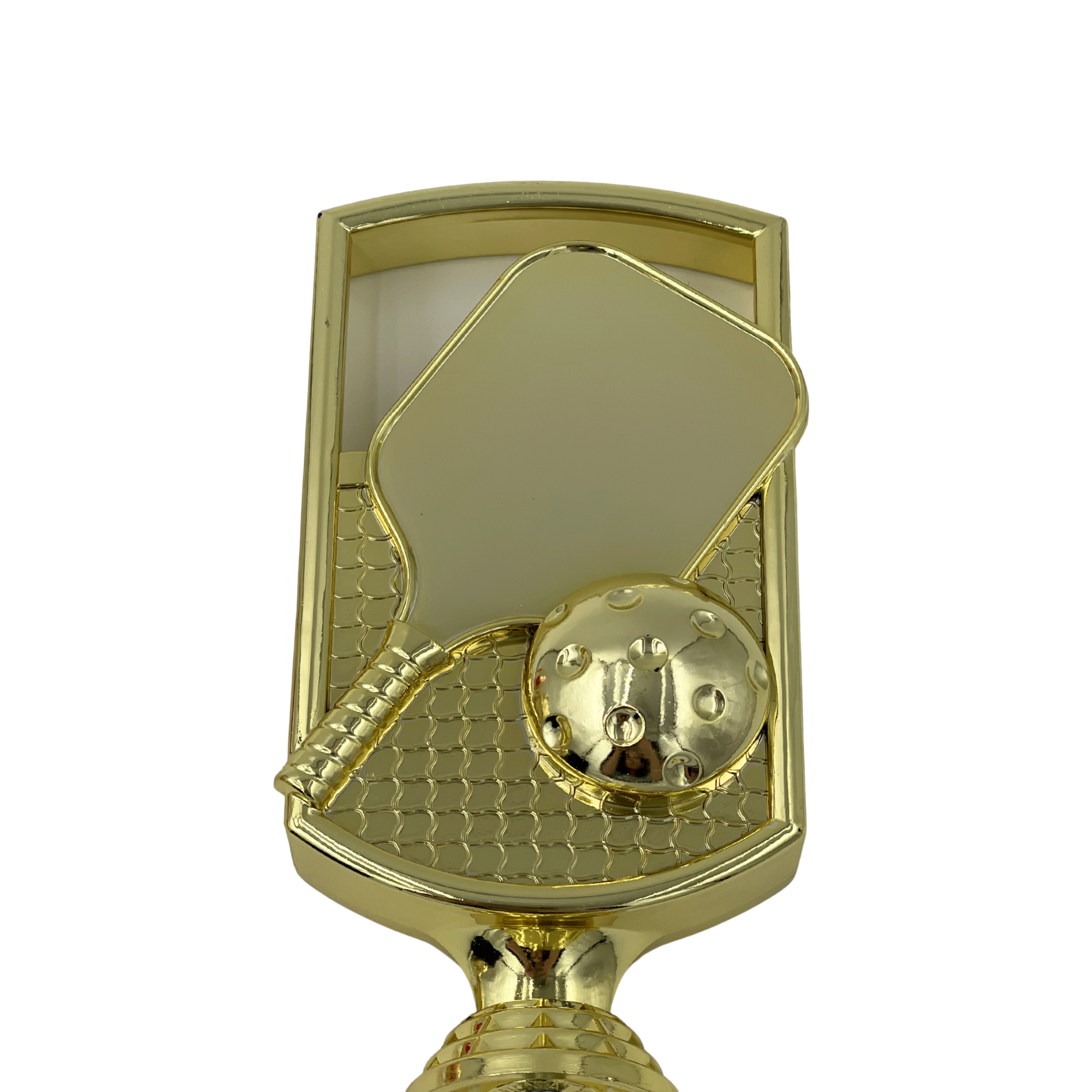 Gold Trophy Cup with Diamond Pattern on Black Base in 3 Sizes