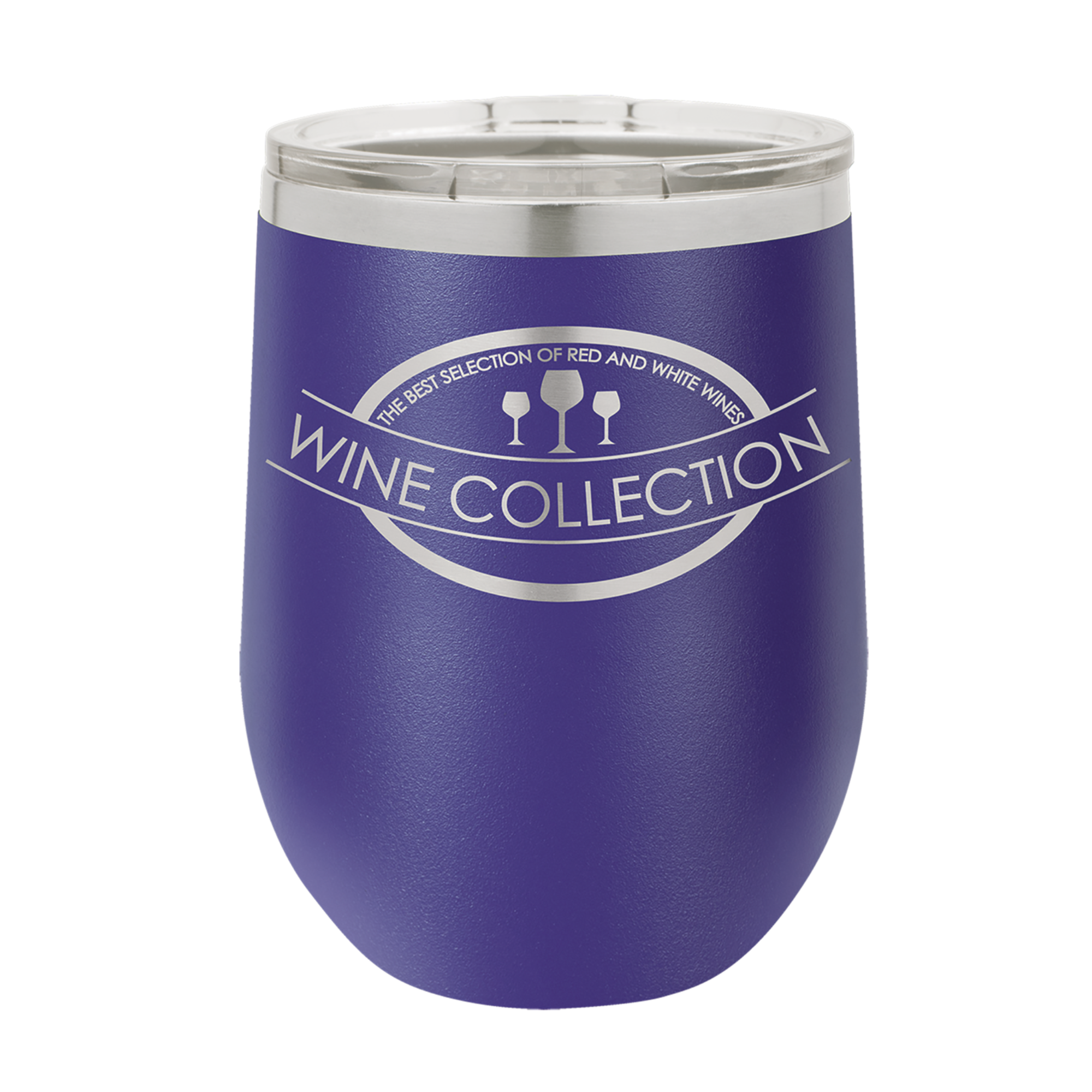 12 oz. Insulated Stainless Steel Stemless Wine Glass