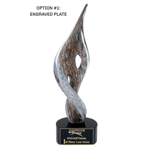 Spire Twist Art Glass