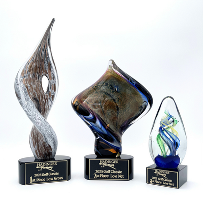 Spire Twist Art Glass