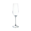 Hand Blown Crystal Champagne Glasses with Silver or Gold Filled Stem