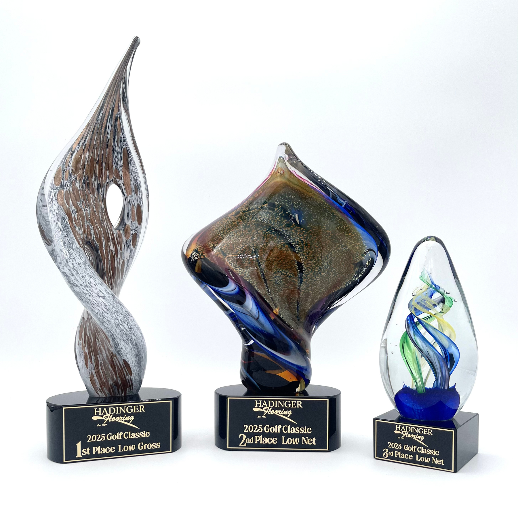 Egg-Shaped Colored Art Glass