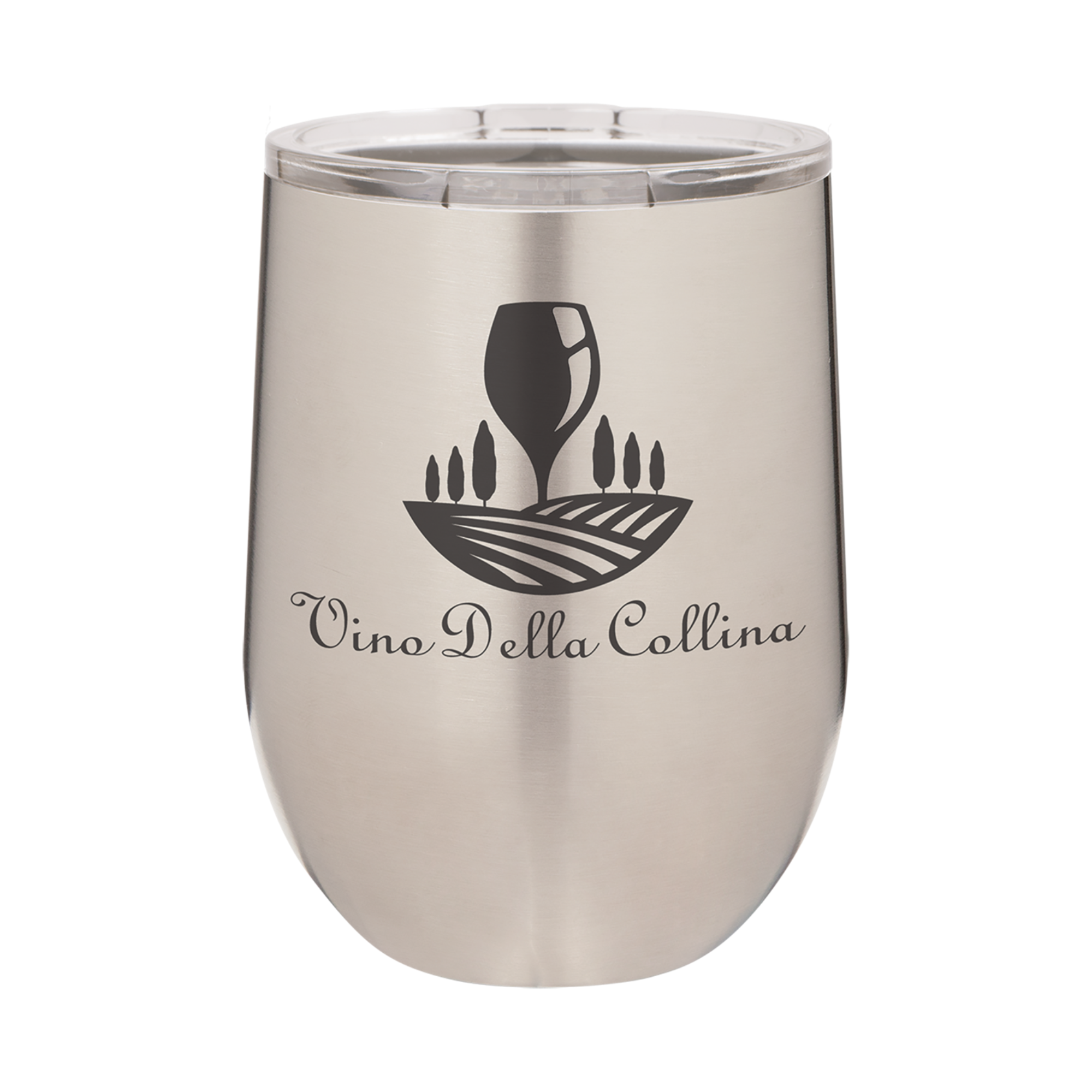 12 oz. Insulated Stainless Steel Stemless Wine Glass