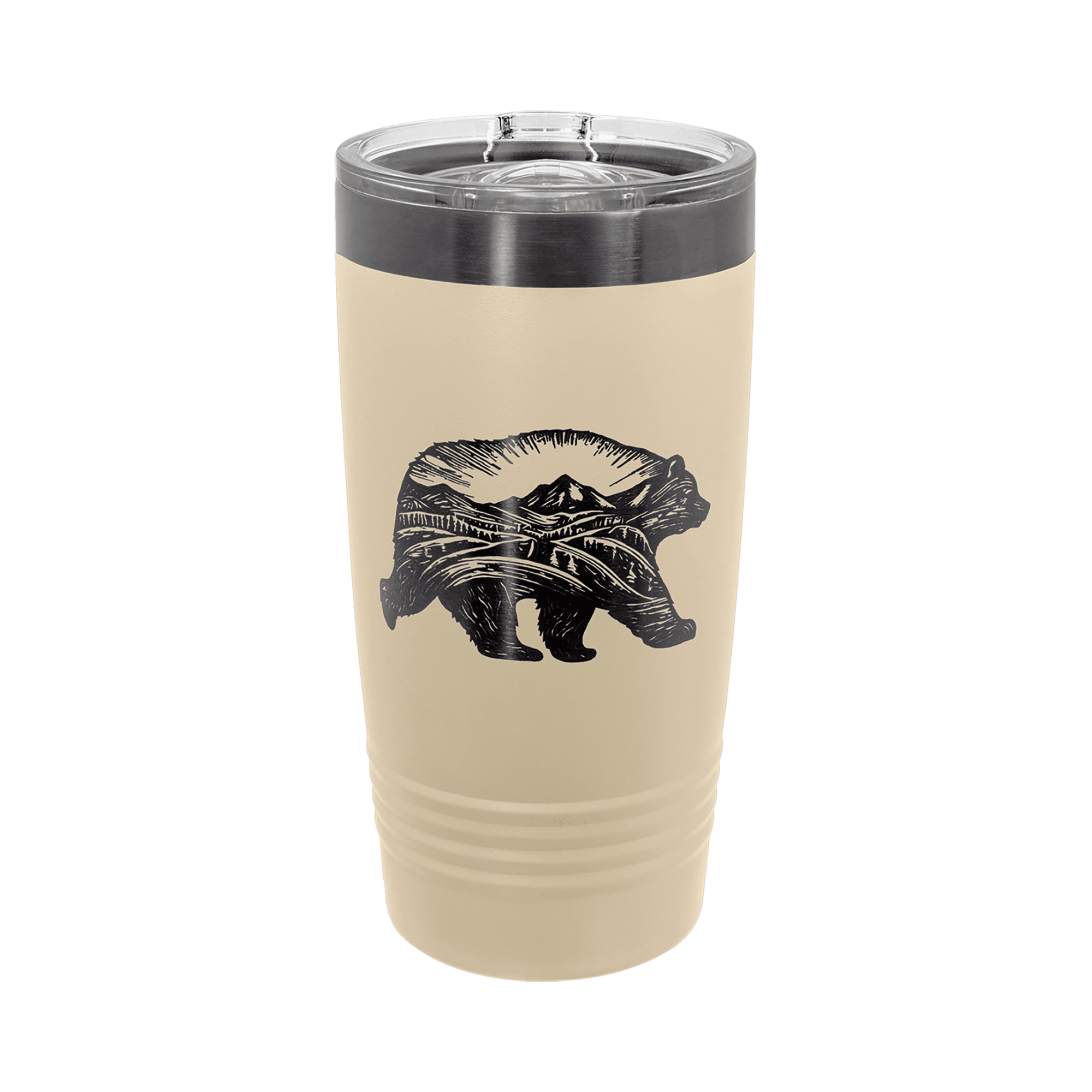 Polar Camel 20 oz. Ringneck Tumbler with Clear Lid - Special Colors