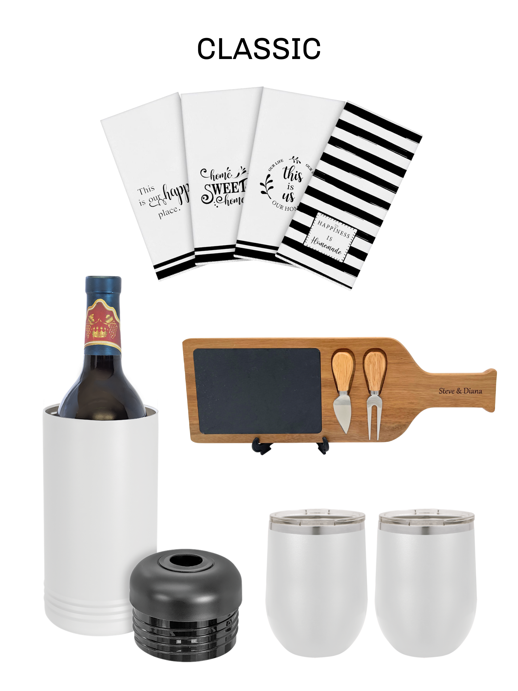 Wine & Cheese Gift Basket