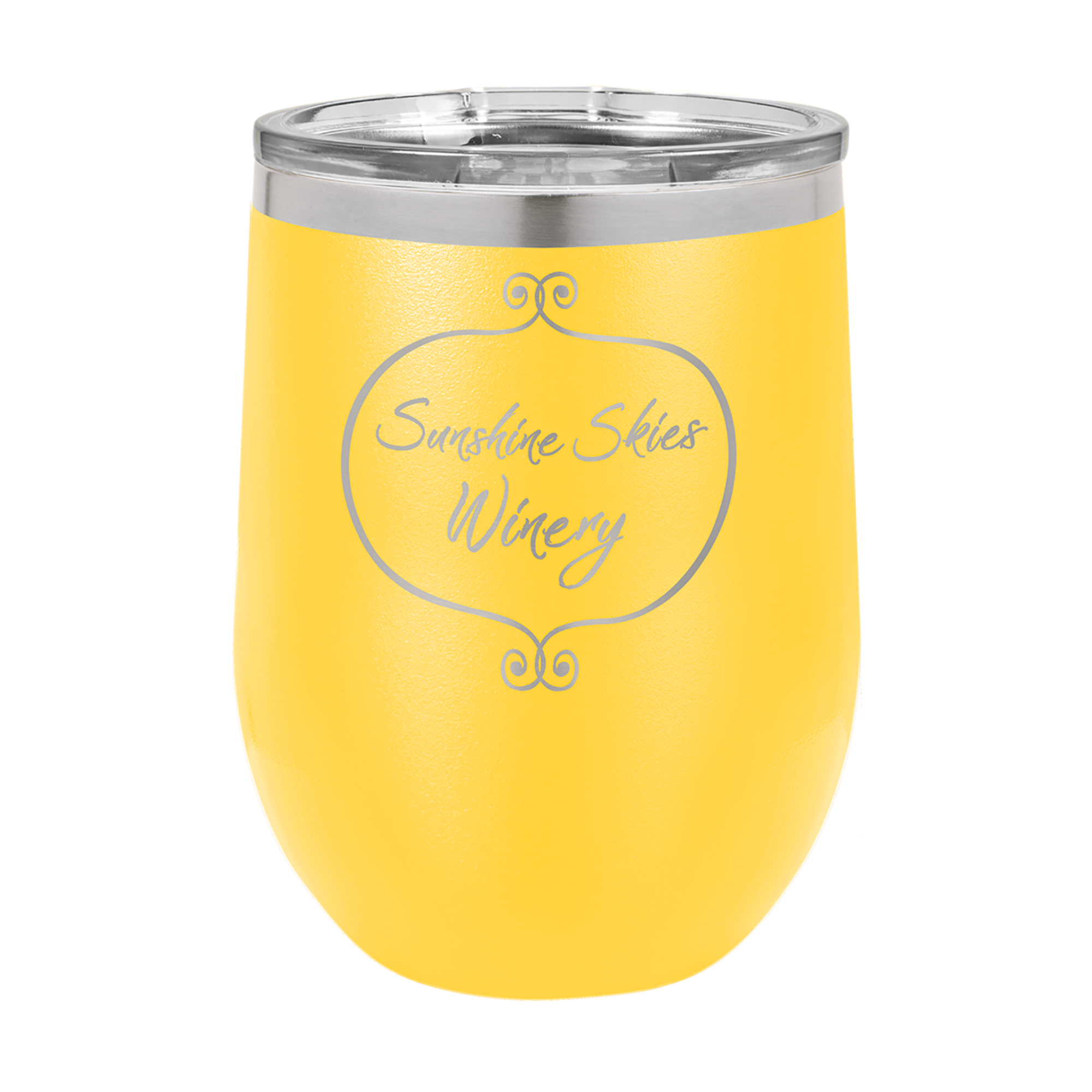12 oz. Insulated Stainless Steel Stemless Wine Glass